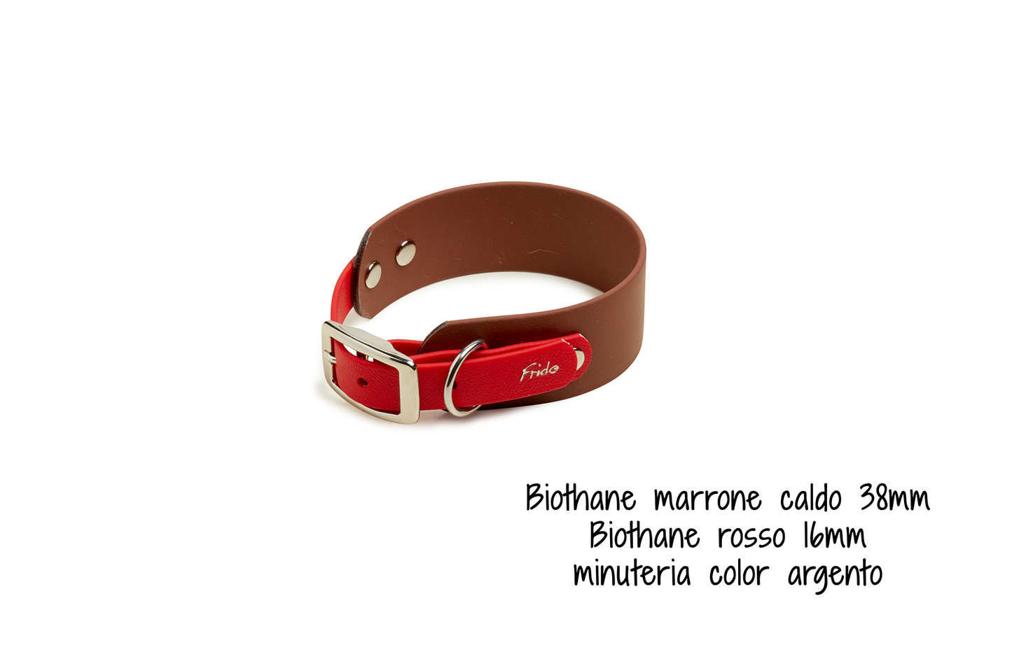 Collare per cani in Biothane® Linea Duo Levrieri - personalizzabile - Frido