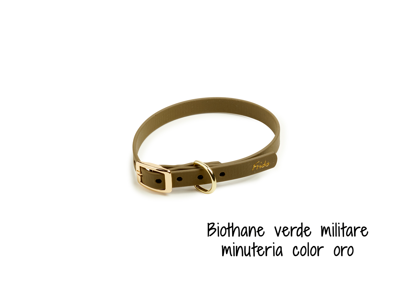 Collare per cani in Biothane® 13mm - personalizzabile - Frido