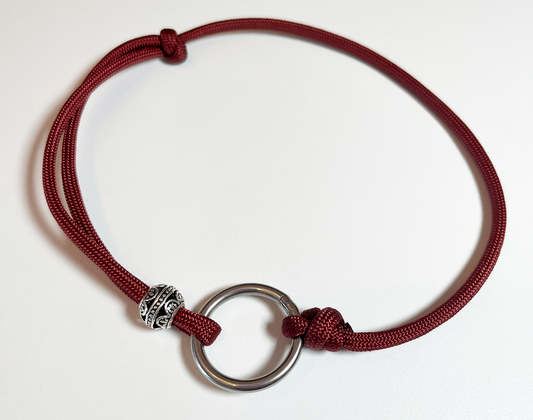 Collare Porta Medaglietta per cani in Paracord - personalizzabile - Frido