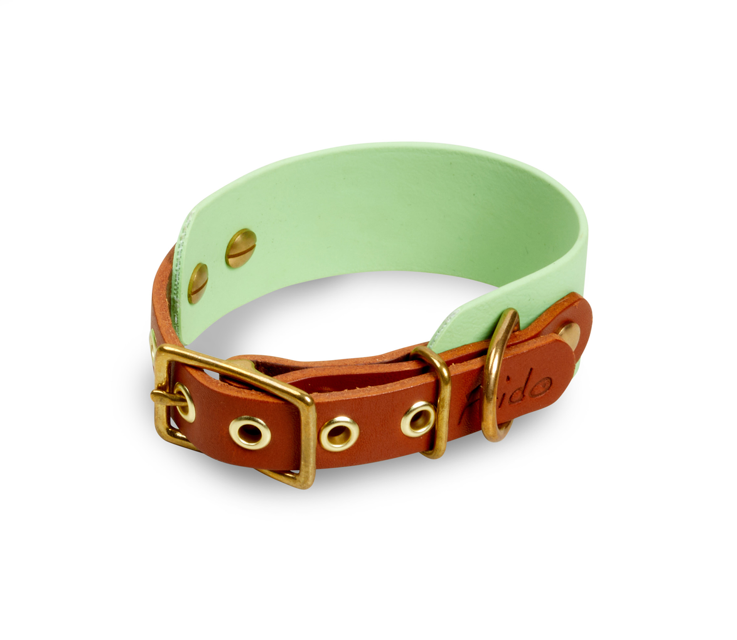 Collare per cani in Cuoio e Biothane® linea Combo - personalizzabile - Frido