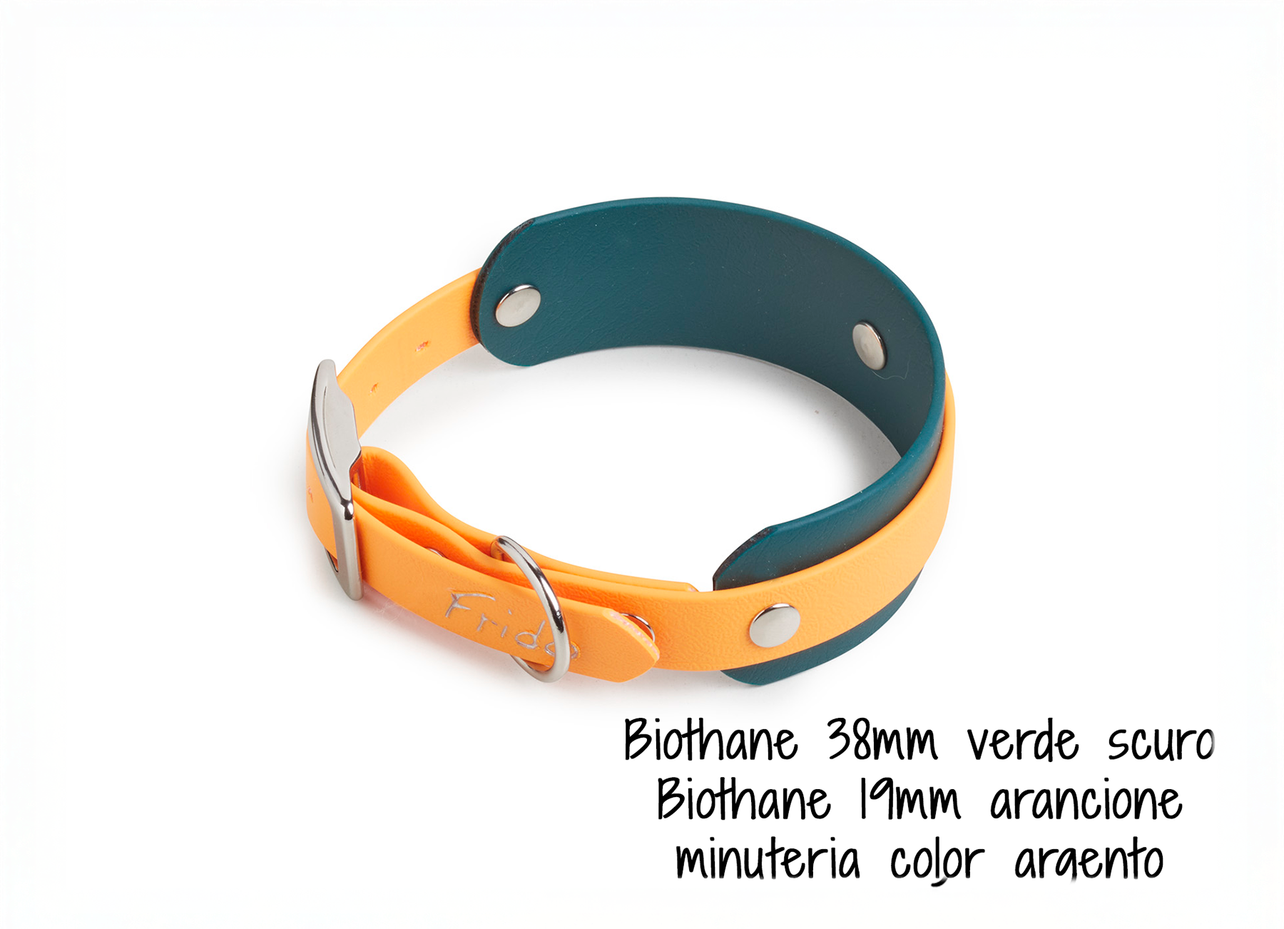 Collare per cani in Biothane® Linea Duo - personalizzabile - Frido