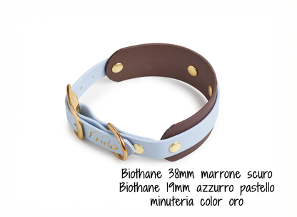 Collare per cani in Biothane® Linea Duo - personalizzabile - Frido