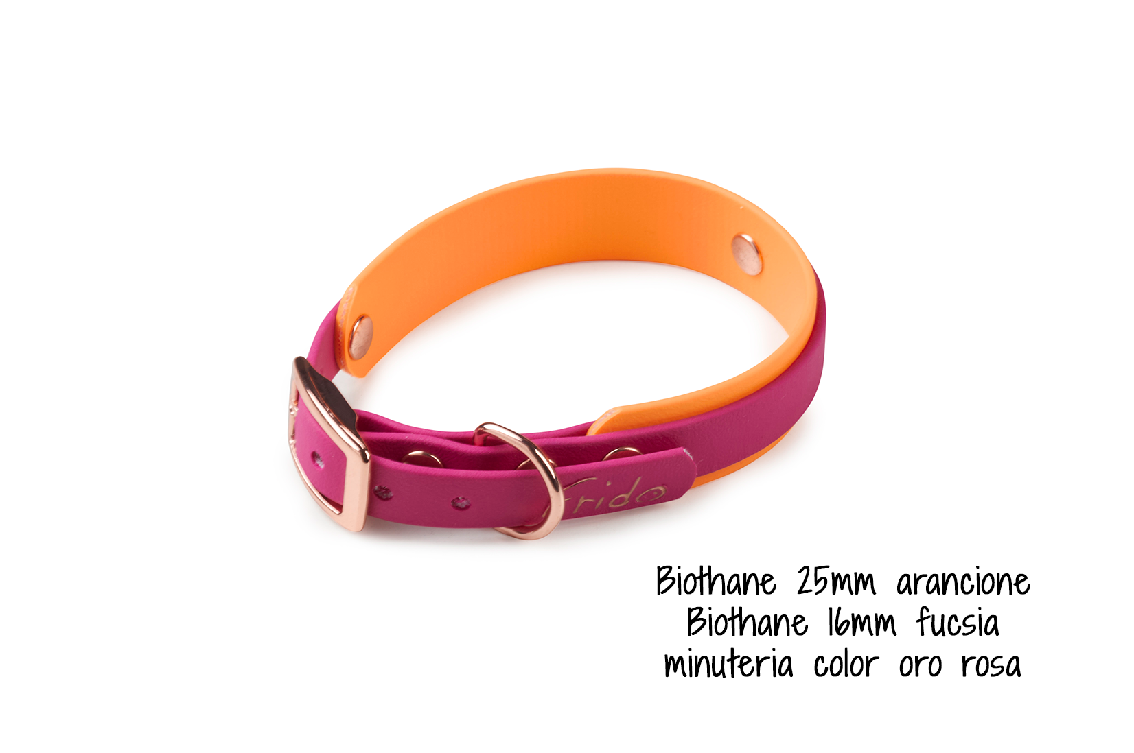 Collare per cani in Biothane® Linea Duo - personalizzabile - Frido