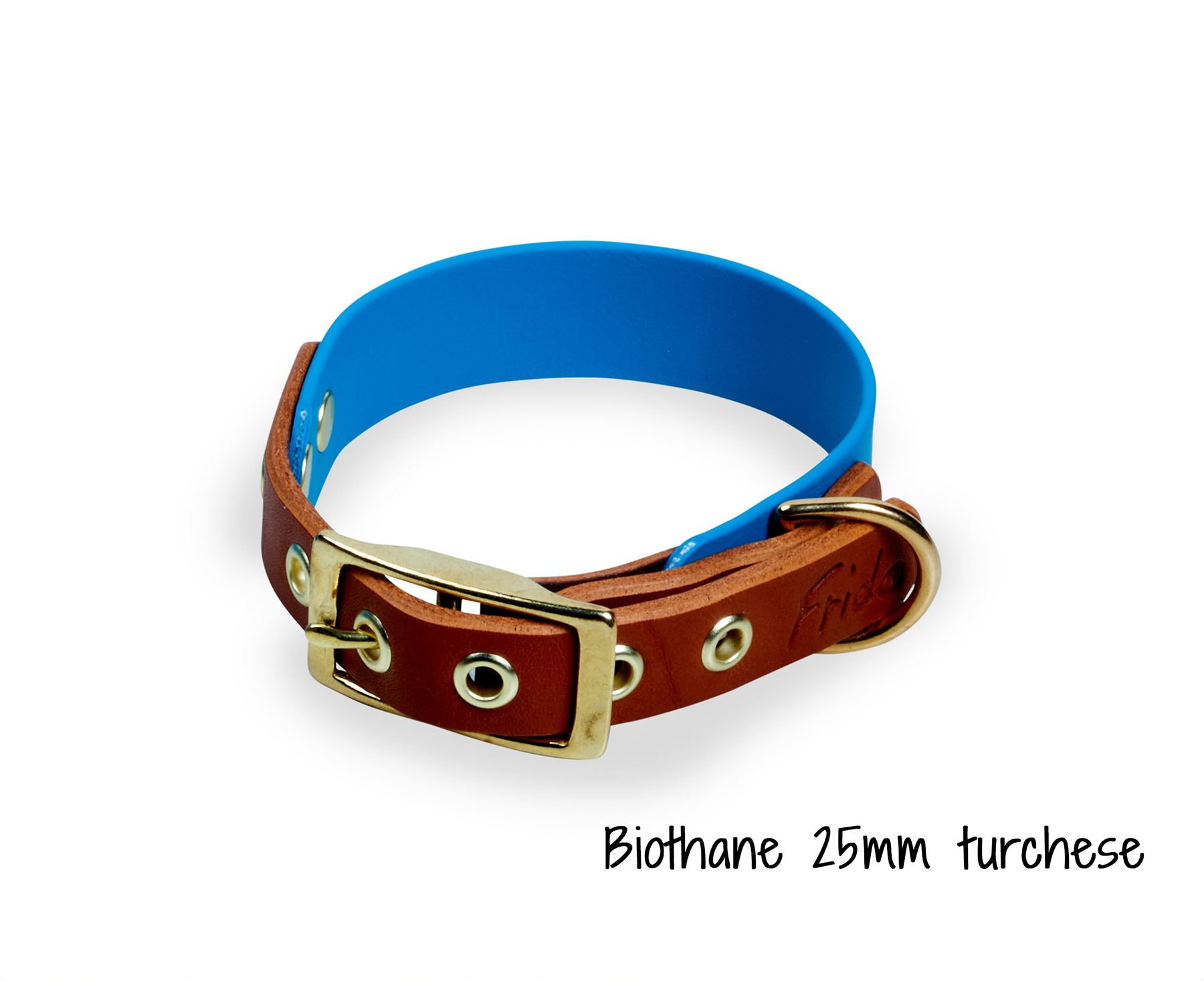 Collare per cani in Cuoio e Biothane® linea Combo - personalizzabile - Frido