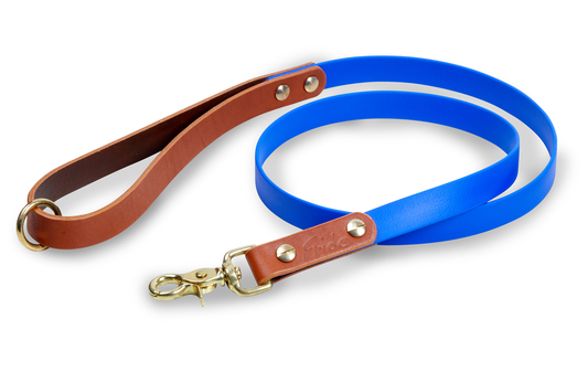 Guinzaglio per cani in Cuoio e Biothane® linea Combo - personalizzabile - Frido