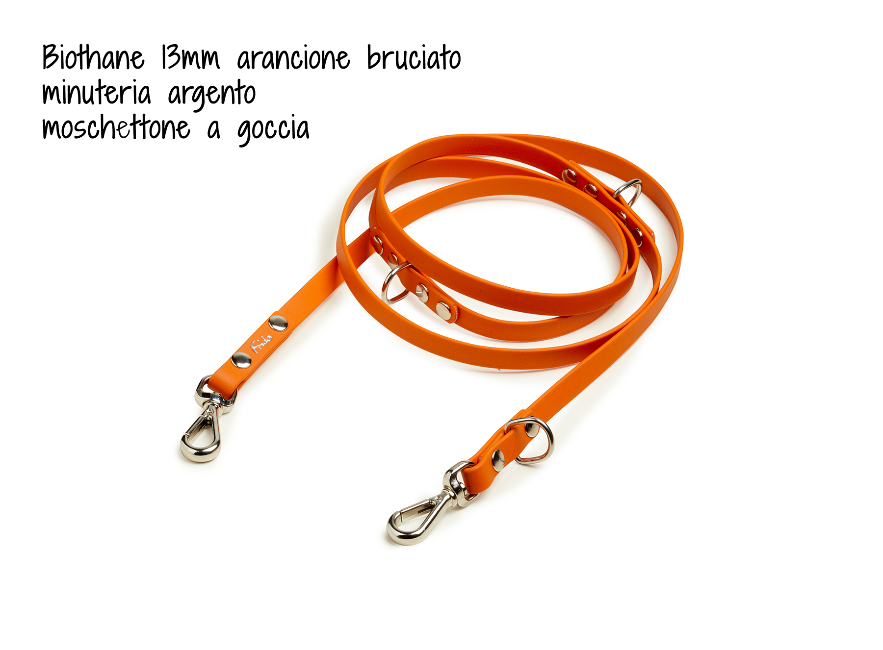 Guinzaglio per Cani regolabile in Biothane® - personalizzabile - Frido