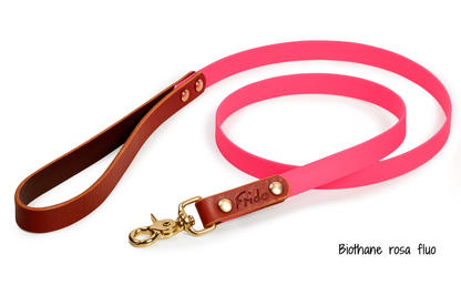 Guinzaglio per cani in Cuoio e Biothane® linea Combo - personalizzabile - Frido
