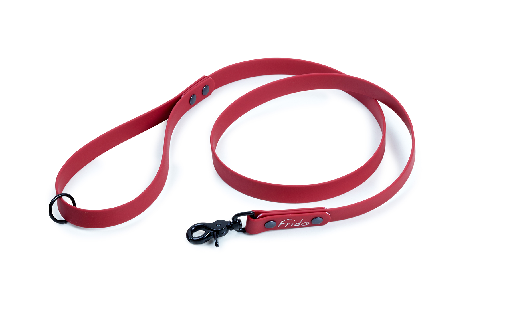 Guinzaglio per cani in fettuccia Waterproof - Vinaccia - Frido