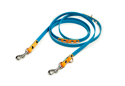 Guinzaglio per Cani regolabile in Biothane® Linea Duo - personalizzabile