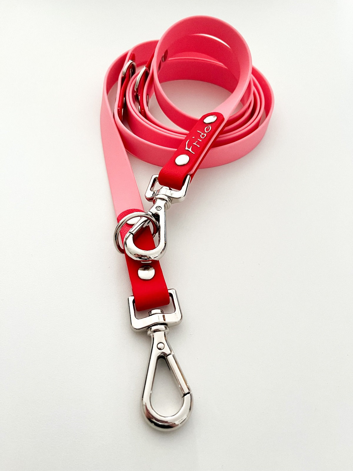 Guinzaglio Per Cani 3m In Biothane PVC - Impermeabile, Regolabile, Per Taglie Medie/Grandi, Con Doppio Moschettone - Foto 7