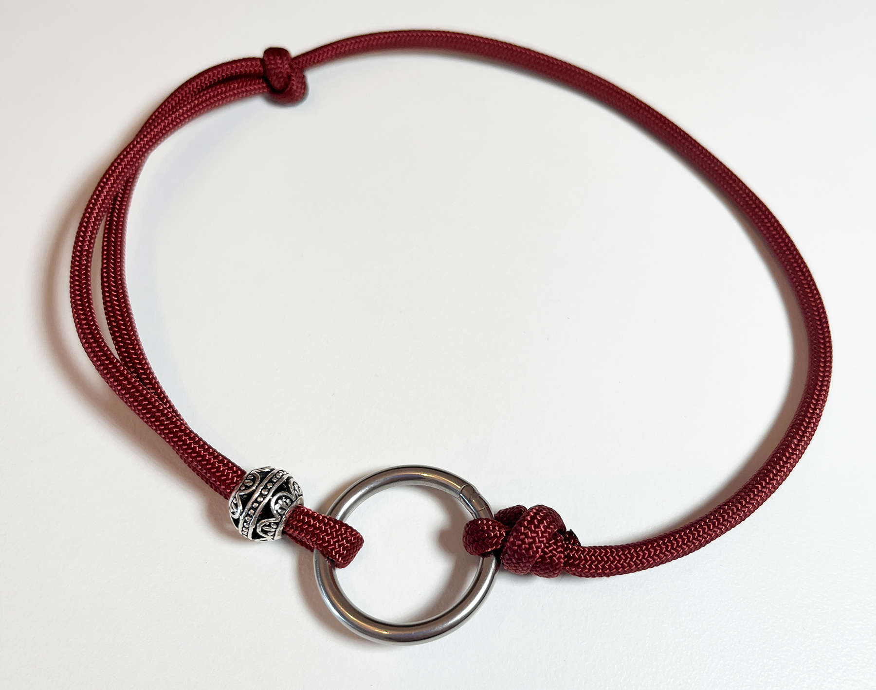 Collare Porta Medaglietta per cani in Paracord  - personalizzabile - Frido