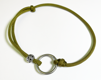 Collare Porta Medaglietta per cani in Paracord  - personalizzabile - Frido